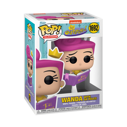 Funko Pop! Television - Wanda with Da Rules 1692 - The Fairly OddParents! Vinyl Figure