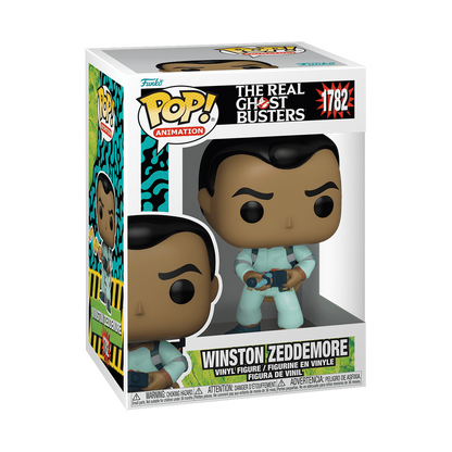 Funko Pop! Animation - Winston Zeddemore 1782 - The Real Ghostbusters Vinyl Figure