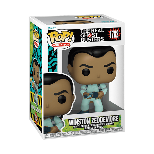 Funko Pop! Animation - Winston Zeddemore 1782 - The Real Ghostbusters Vinyl Figure