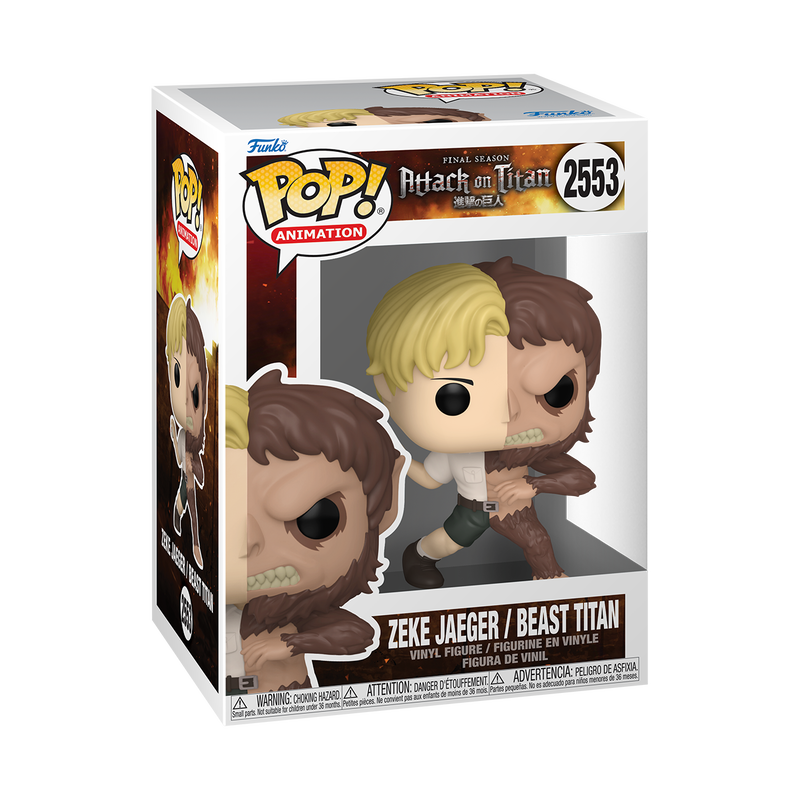 Funko Pop! Animation - Zeke Jaeger/Beast Titan 2553 - Attack On Titan Vinyl Figure