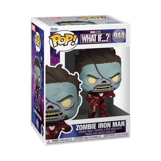 Funko Pop! Marvel - Zombie Iron Man 944 - What If...? Vinyl Figure