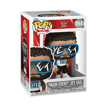 Funko Pop! WWE - Main Event Jey Uso 194 - WWE Vinyl Figure