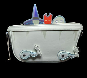 Loungefly Disney Nightmare Before Christmas LOCK SHOCK BARREL Bathtub Crossbody Bag