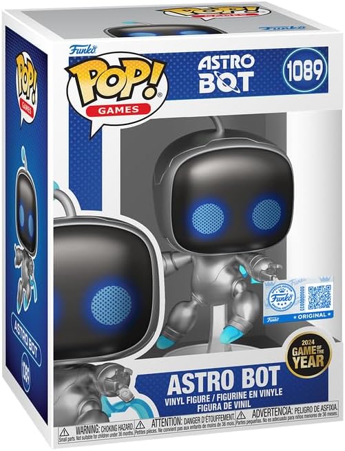 Funko Pop! Games Astro Bot 2024 Game of the Year (Funko.com) #1089 w/Hard Stack