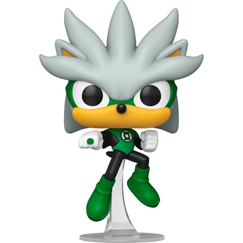 Funko Pop! Heroes - Silver as The Green Lantern 592 - DC x Sonic the Hedgehog [Target] Vinyl Figure