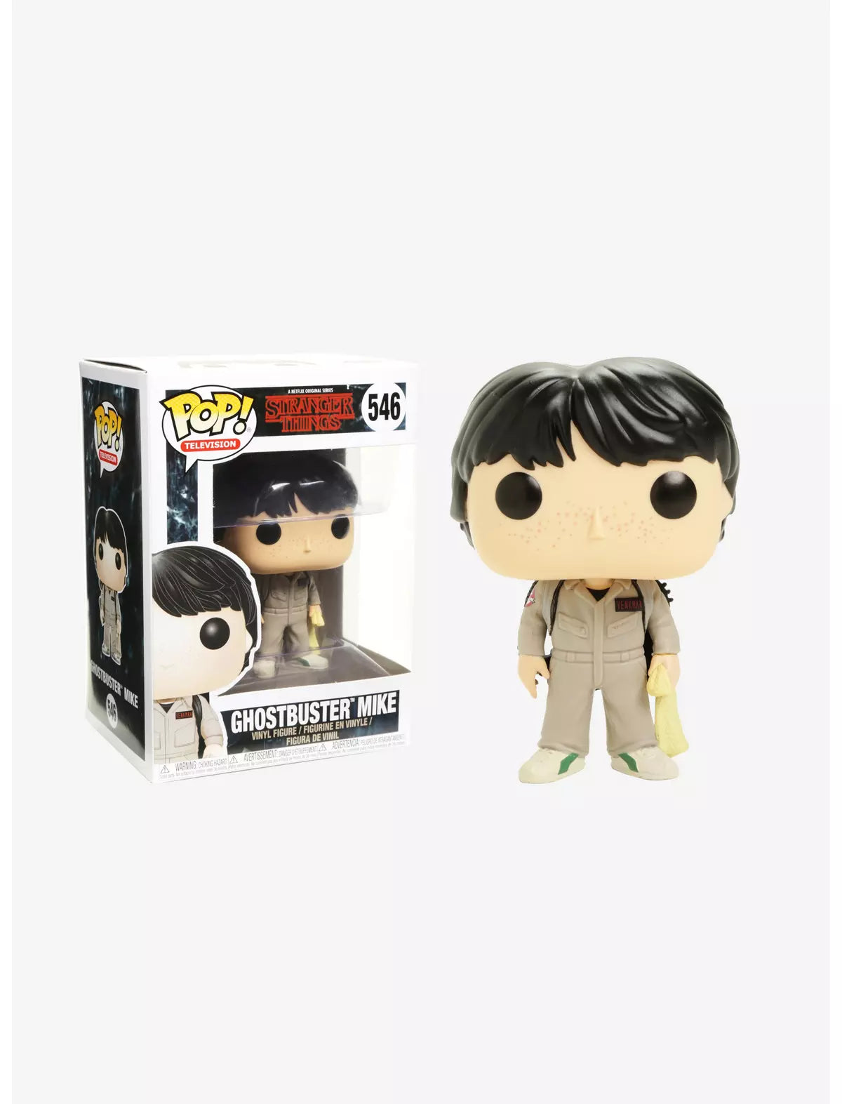 Funko Pop! Television - Ghostbuster Mike 546 - Stranger Things Vinyl Figure