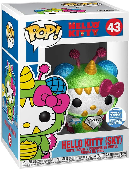 Funko Pop! Hello Kitty (Sky) #43 Funko.com (Diamond Collection) w/Pop Protector