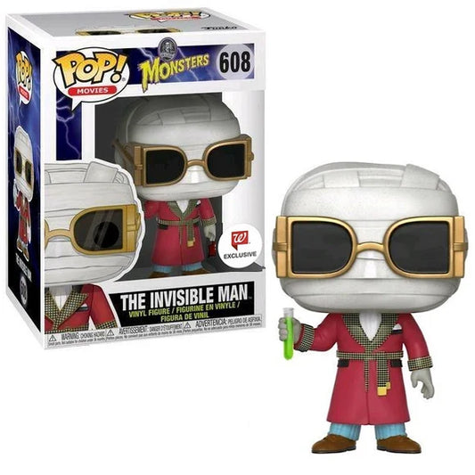 Funko Pop! Movies - The Invisible Man 608 - Universal Monsters [Walgreens Exclusive] Vinyl Figure