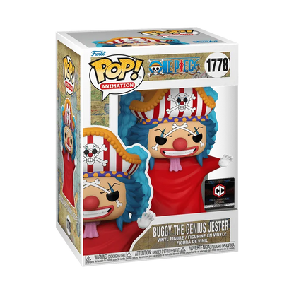 Funko Pop! Animation - Buggy The Genius Jester 1778 - One Piece [Chalice Collectibles] [Pre-Release] Vinyl Figure