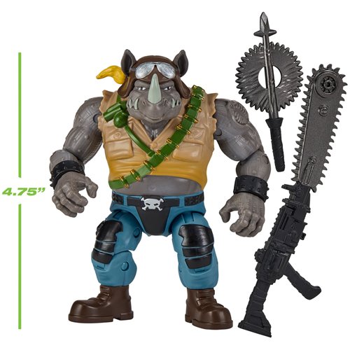 Playmates - Rocksteady x Buzzer - Teenage Mutant Ninja Turtles x G.I. Joe Action Figure