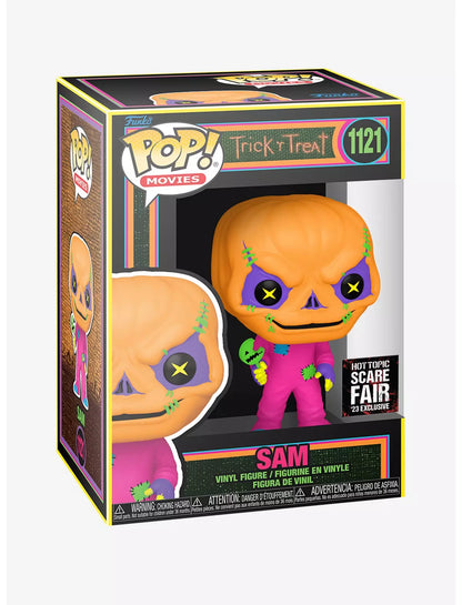 Funko Pop! Movies - Sam 1121 - Trick R Treat [Blacklight, Hot Topic Scare Fair] Vinyl Figure