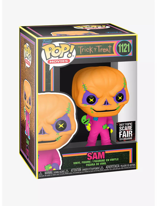 Funko Pop! Movies - Sam 1121 - Trick R Treat [Blacklight, Hot Topic Scare Fair] Vinyl Figure