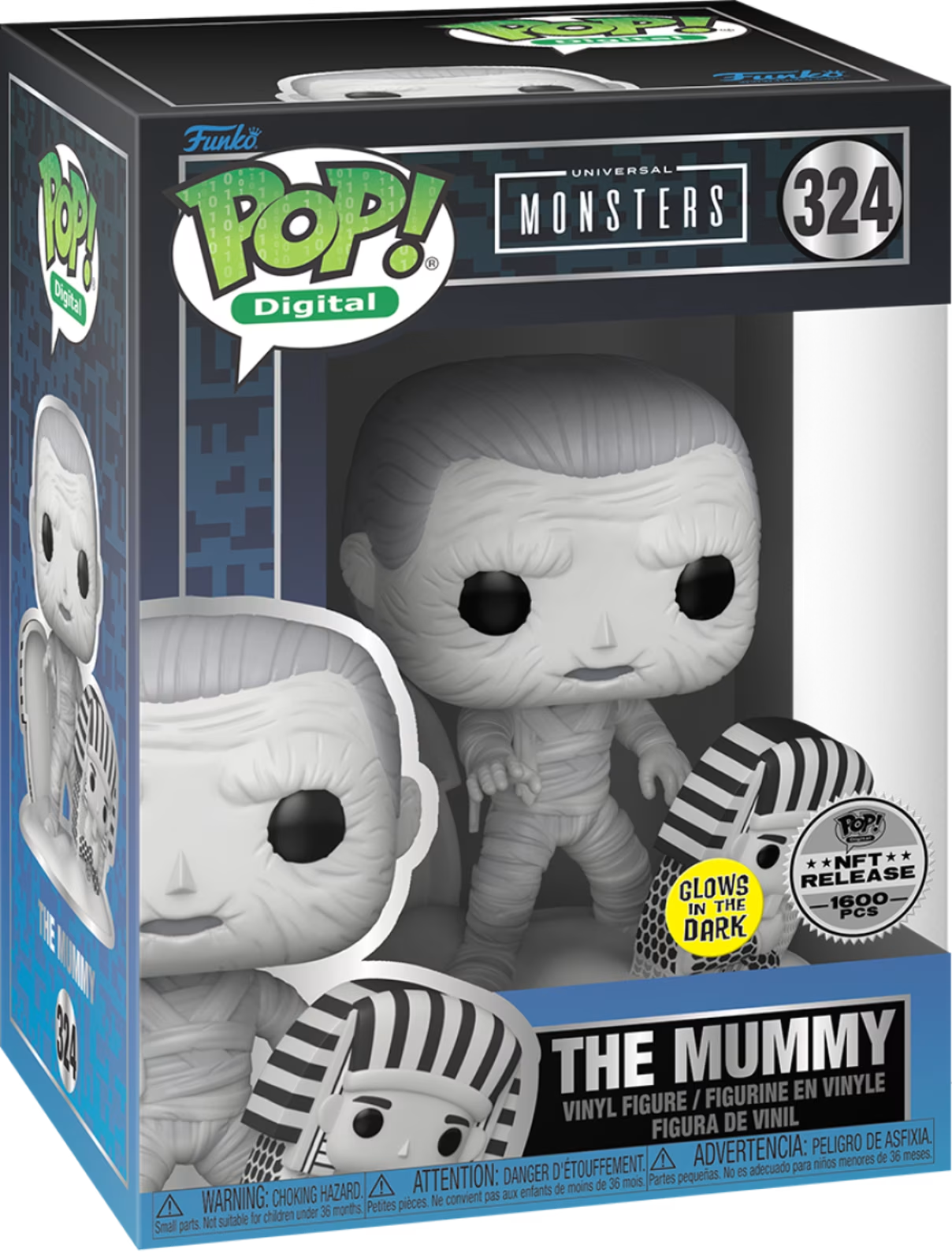 Funko Pop! Universal Monsters The Mummy (NFT) #324 w/Pop Protector