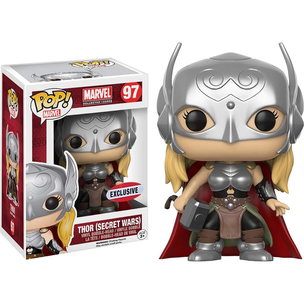 Funko Pop! Marvel - Thor (Secret Wars) 97 - Collector Corps Vinyl Figure