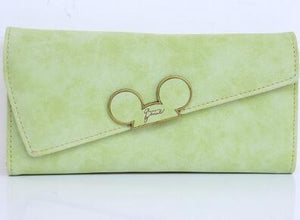 Mickey Mouse Color Scrubs Long Womens Wallet