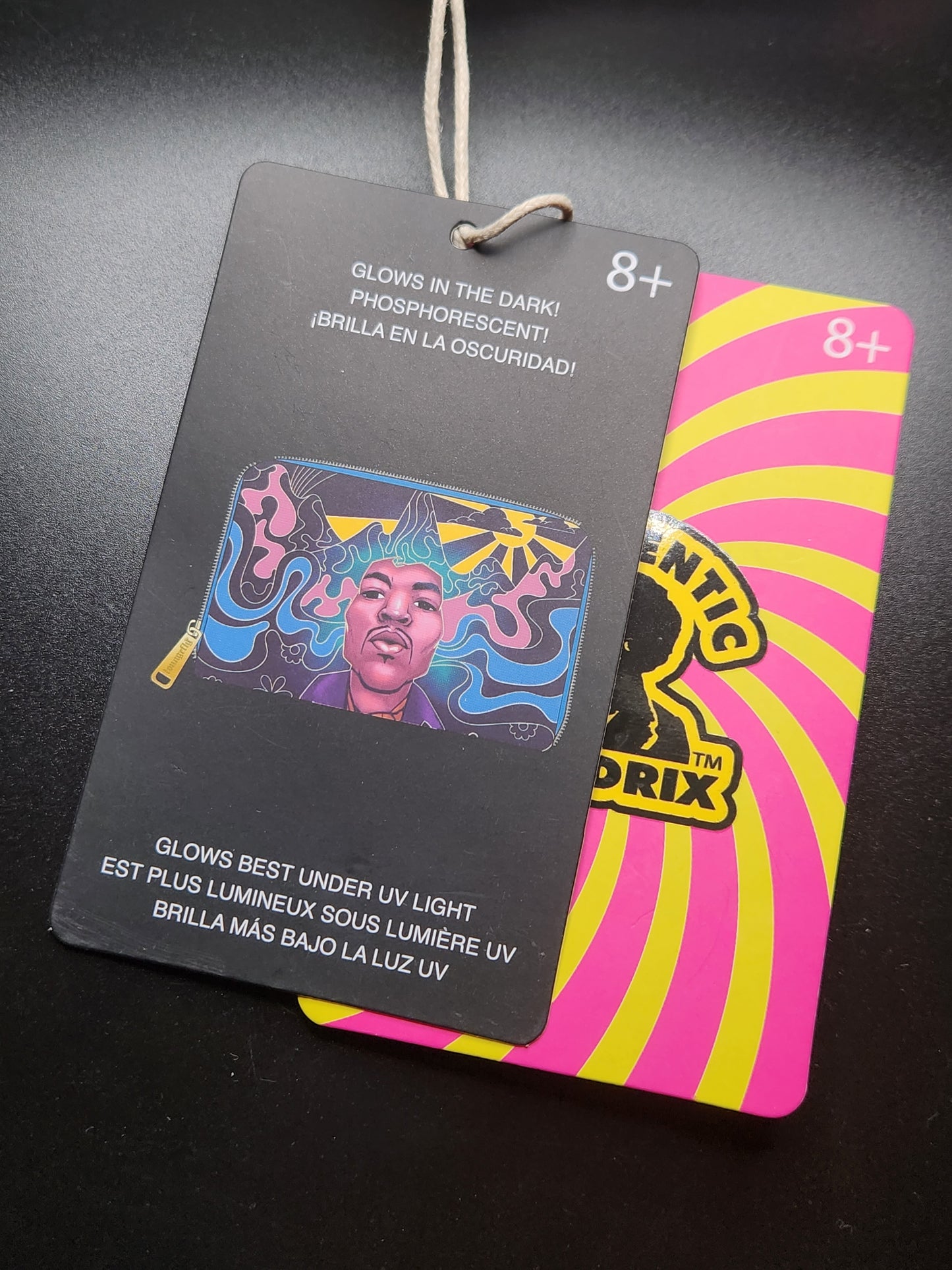 Loungefly Jimi Hendrix Psychedelic Glow-in-the-Dark Zip Around Wallet