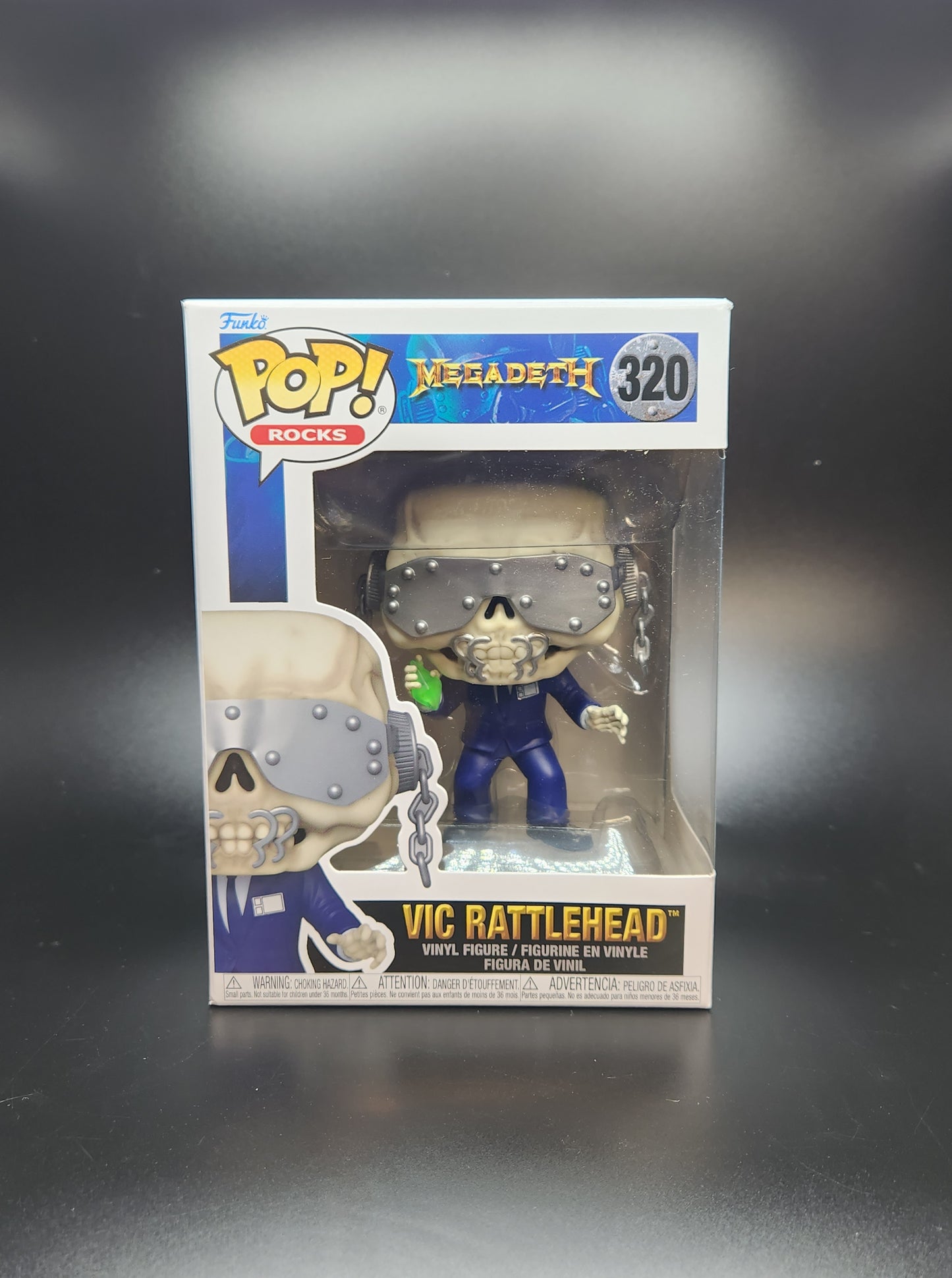 Funko Pop! Rocks Vic Rattlehead #320 Megadeth Vinyl Figure