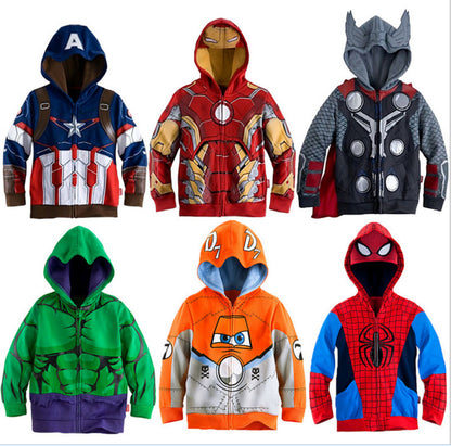 Boys Avengers Marvel Superhero Hoodie 2-7T