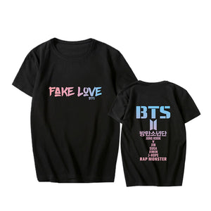 BTS FAKE LOVE O-Neck T-Shirt