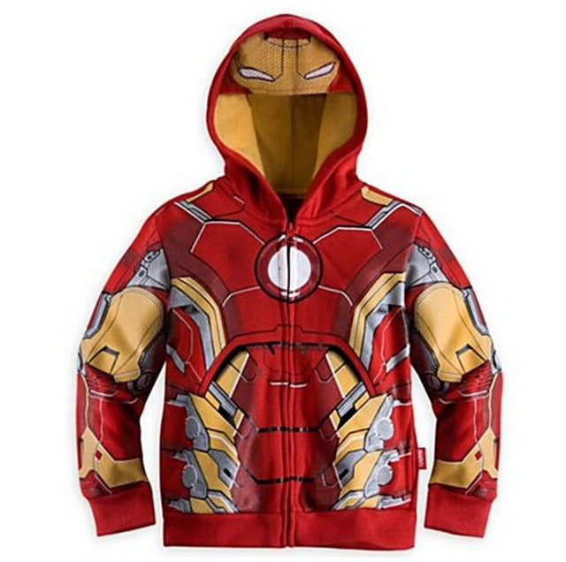 Boys Avengers Marvel Superhero Hoodie 2-7T