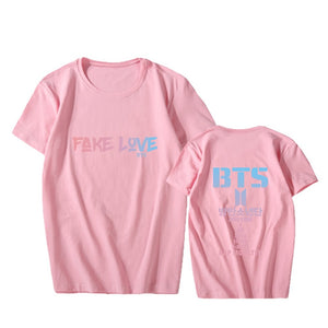 BTS FAKE LOVE O-Neck T-Shirt