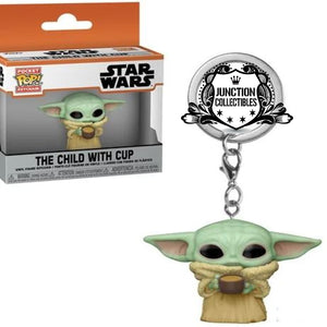 Funko Pocket Pop! The Mandalorian The Child With Cup Vinyl Keychain