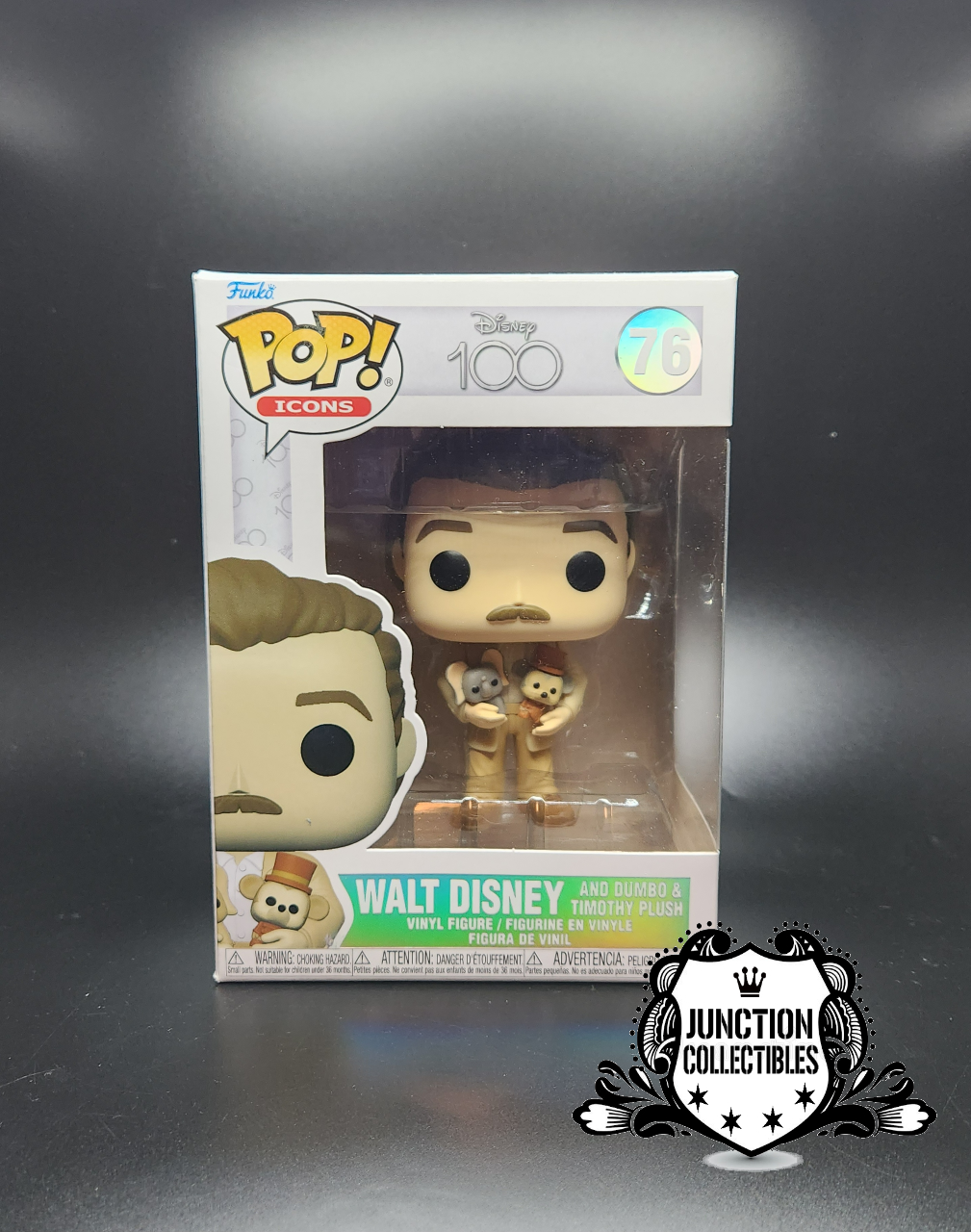 Funko Pop! Walt Disney W/ Dumbo & Timothy - Disney 100  #76 Icons