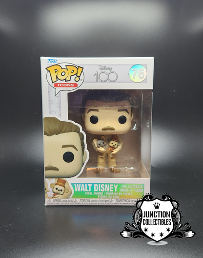 Funko Pop! Walt Disney W/ Dumbo & Timothy - Disney 100  #76 Icons