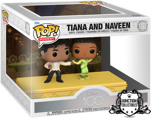 Funko Pop! Movie Moment Disney 100th #1322 Tiana and Naveen Vinyl Figure