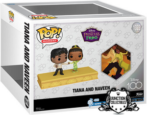 Funko Pop! Movie Moment Disney 100th #1322 Tiana and Naveen Vinyl Figure