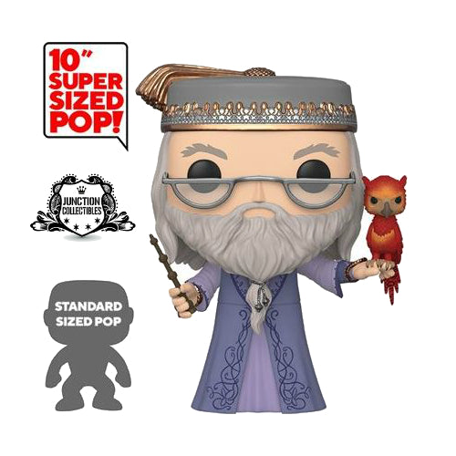 Funko Pop! Harry Potter Dumbledore and Fawkes 10-inch Vinyl Figure