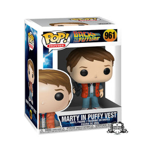 Funko Pop! Back To The Future Marty McFly In Puffy Vest Vinyl Figure