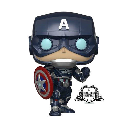 Funko Pop! Avengers Game Captain America (Stark Tech Suit) Vinyl Figure