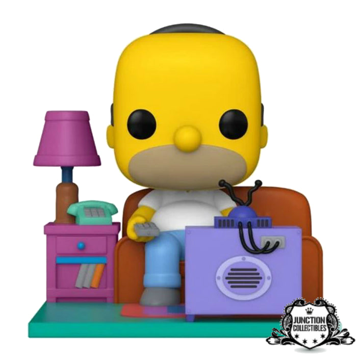 Funko Pop! The Simpsons Homer Watching TV Deluxe Vinyl Figure