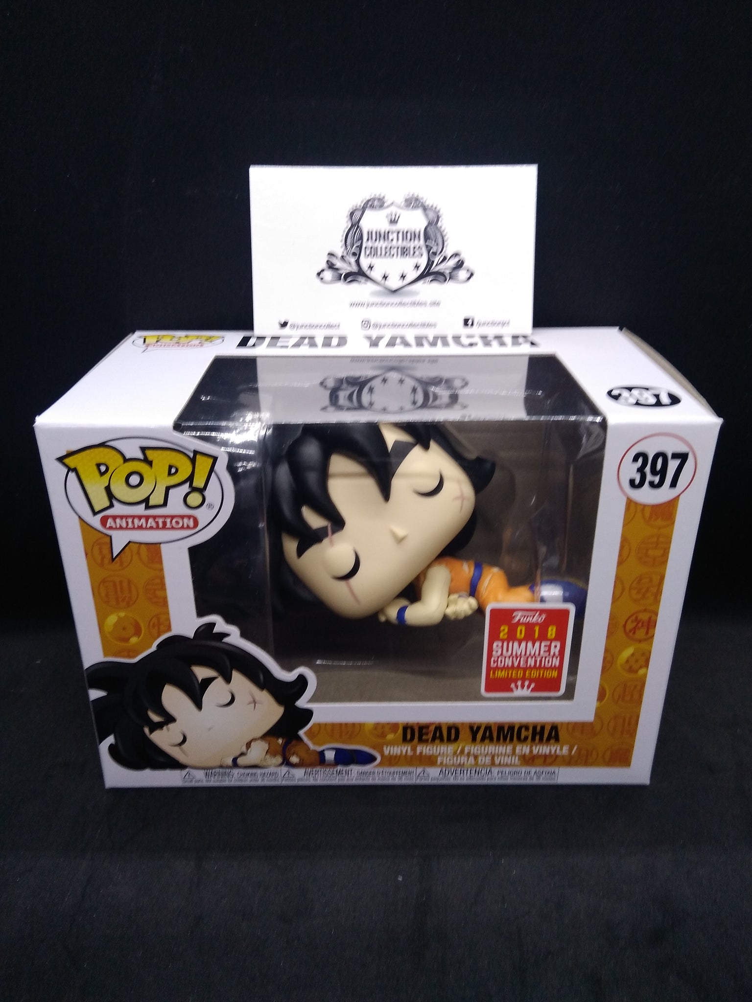 Funko Pop! Dragon Ball Z #397 Dead Yamcha (SDCC Hot Topic