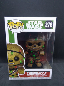 Funko Pop! Holiday Star Wars #278 Chewbacca with Lights Vinyl Figure
