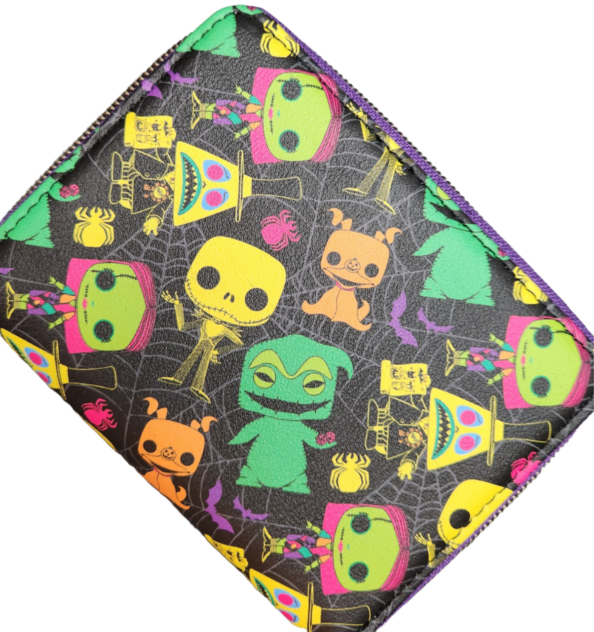 Loungefly Funko Pop! Disney: The Nightmare Before Christmas Black Light Wallet