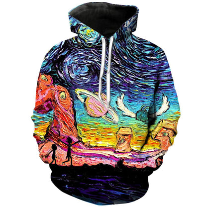 Rick and Morty 3D Unisex Hoodie